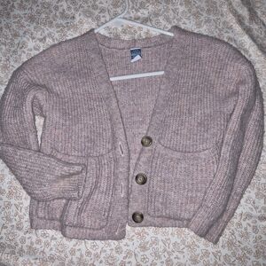 Old Navy Kids Pink Cardigan Sweater